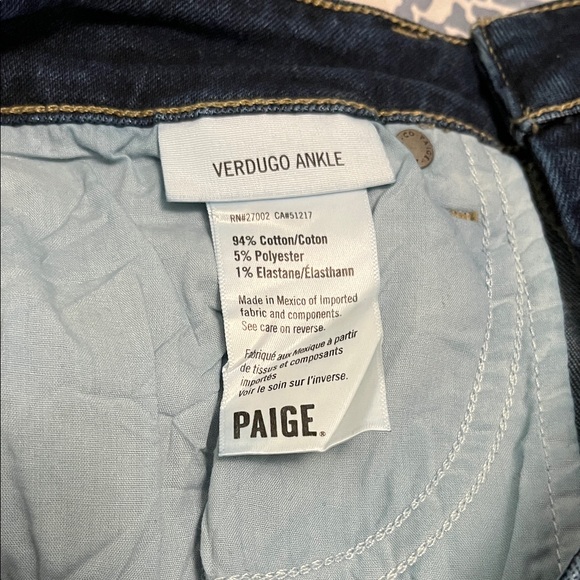 PAIGE Women's Midnight Skinny Jeans size 28 - Picture 11 of 11